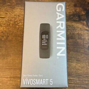 Garmin Vivosmart 5 Size L - Black - SEALED